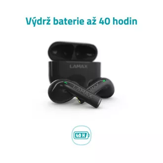 LAMAX Clips1 špuntová sluchátka - černé