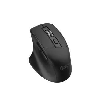 C-TECH myš Ergo WLM-05, bezdrátová, 1600DPI, 6 tlačítek, USB nano receiver, černá