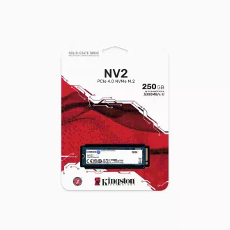 Kingston SSD 250GB NV2 M.2 2280 NVMe™ PCIe Gen (R: 3000MB/s; W:1300MB/s) Kingston SSD 250GB NV2 M.2 2280 NVMe™ PCIe Gen (R: 3000MB/s; W:1300MB/s)