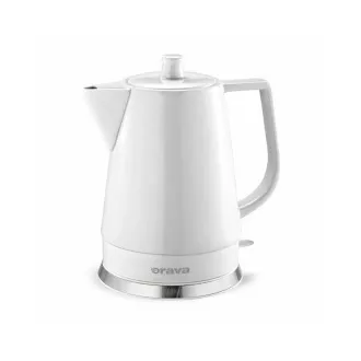 Orava VK-3813 W rychlovarná konvice, 1500 W, 1.5 l, kermická, automatické vypnutí, bílá
