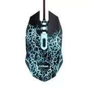 TRUST myš GXT 105X Izza Mouse, optická, černá