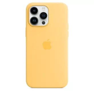 APPLE iPhone 14 Pro Max silikonové pouzdro s MagSafe - Sunglow