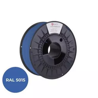 C-TECH Tisková struna (filament) PREMIUM LINE, PETG, nebeská modrá, RAL5015, 1, 75mm, 1kg