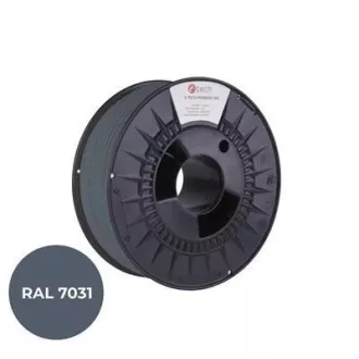 C-TECH Tisková struna (filament) PREMIUM LINE, PLA, šedomodrá, RAL7031, 1, 75mm, 1kg