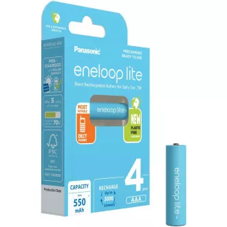 PANASONIC HR03 AAA 4LCCE/4BE ENELOOP LITE N, 550 mAh (Blistr 4ks) PANASONIC HR03 AAA 4LCCE/4BE ENELOOP LITE N, 550 mAh (Blistr 4ks)