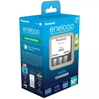 PANASONIC NAB. KJ51MCC04E 4xAAA ENELOOP N, 800 mAh pro AA/AAA (Blistr 4ks + nab.)