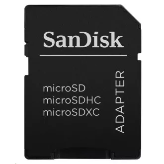 SanDisk MicroSDXC karta 64GB Ultra (140 MB/s, A1 Class 10 UHS-I) + adaptér