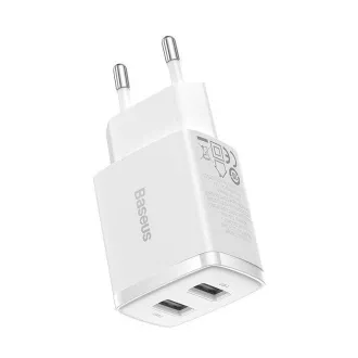 Baseus kompaktní nabíječka 2U 10.5W bílá Baseus kompaktní nabíječka 2U 10.5W bílá
