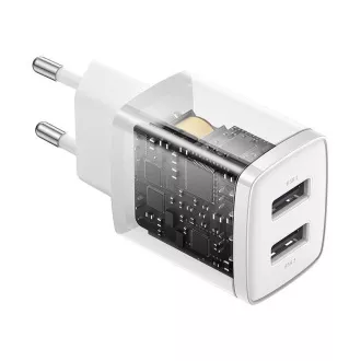 Baseus kompaktní nabíječka 2U 10.5W bílá Baseus kompaktní nabíječka 2U 10.5W bílá