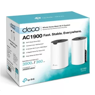 TP-Link Deco S7(2-pack) WiFi5 Mesh (AC1900, 2, 4GHz/5GHz, 3xGbELAN/WAN)