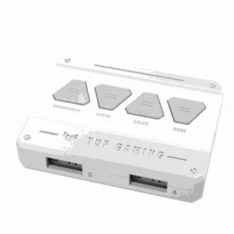 ASUS ventilátor TUF GAMING TF120 ARGB 3IN1 WHITE, 3x120mm PC case fan