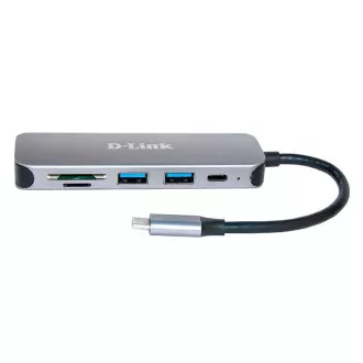 D-Link DUB-2325 USB-C Hub with SD/microSD Card Reader, 2x USB3.0