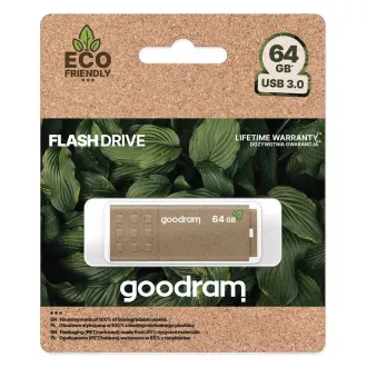 GOODRAM Flash Disk 64GB UME3, USB 3.0, ECO FRIENDLY