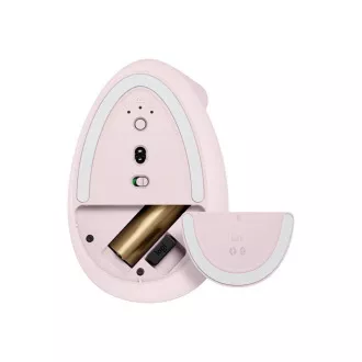 Logitech Lift Vertical Ergonomic Mouse for Business, Pink