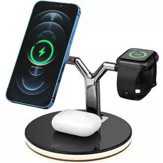 1stCOOL bezdrátová QI nabíjecí stanice 3v1, MagSafe kompatibilní 1stCOOL bezdrátová QI nabíjecí stanice 3v1, MagSafe kompatibilní