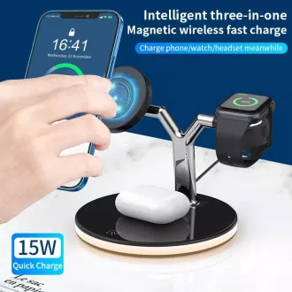 1stCOOL bezdrátová QI nabíjecí stanice 3v1, MagSafe kompatibilní 1stCOOL bezdrátová QI nabíjecí stanice 3v1, MagSafe kompatibilní