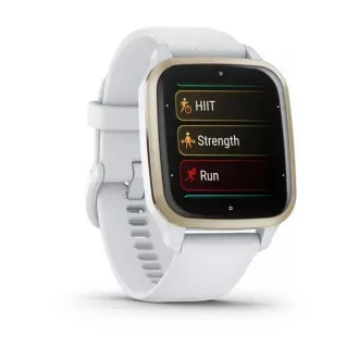 Garmin Venu Sq 2, Cream Gold / White silikonový řemínek Garmin Venu Sq 2, Cream Gold / White silikonový řemínek