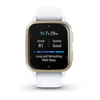 Garmin Venu Sq 2, Cream Gold / White silikonový řemínek Garmin Venu Sq 2, Cream Gold / White silikonový řemínek