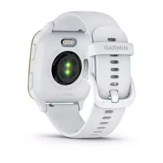 Garmin Venu Sq 2, Cream Gold / White silikonový řemínek Garmin Venu Sq 2, Cream Gold / White silikonový řemínek