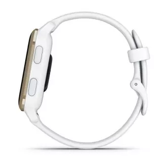 Garmin Venu Sq 2, Cream Gold / White silikonový řemínek Garmin Venu Sq 2, Cream Gold / White silikonový řemínek