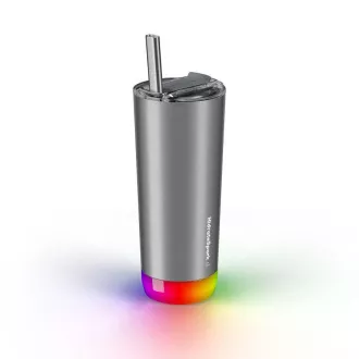HidrateSpark Pro Tumbler – Chytrá hydratační lahev, 592 ml, nerezová