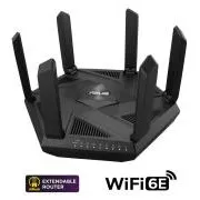 ASUS RT-AXE7800 (AXE7800) WiFi 6E Extendable Router, 2.5G port, AiMesh, 4G/5G Mobile Tethering