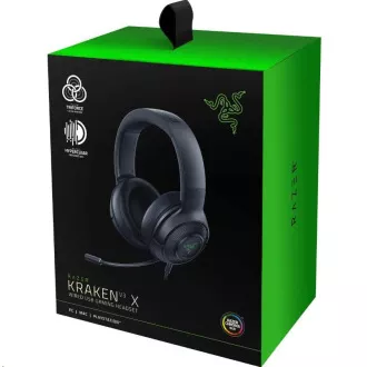RAZER sluchátka Kraken V3 X, USB, RGB, černá