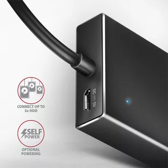 AXAGON HUE-F7C, 7x USB 3.2 Gen 1 ALU FLAT CHARGING hub, micro USB napájecí konektor, kabel USB-C 30cm AXAGON HUE-F7C, 7x USB 3.2 Gen 1 ALU FLAT CHARGING hub, micro USB napájecí konektor, kabel USB-C 30cm