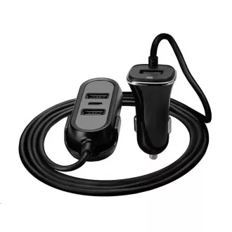 TRACER nabíječka do auta 12-24V Multicharge 3xUSB 7, 2A + PD 18W