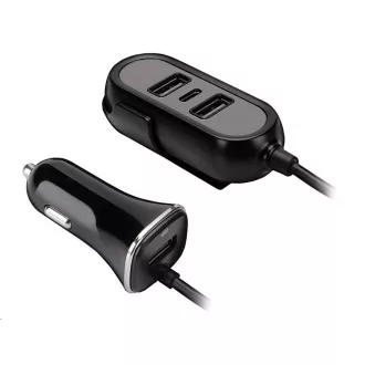 TRACER nabíječka do auta 12-24V Multicharge 3xUSB 7, 2A + PD 18W