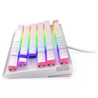 Endorfy herní klávesnice Thock TKL OWH Pudd.Khail BR RGB /USB/ brown sw./ drátová / mechanická / US layout / bílá RGB