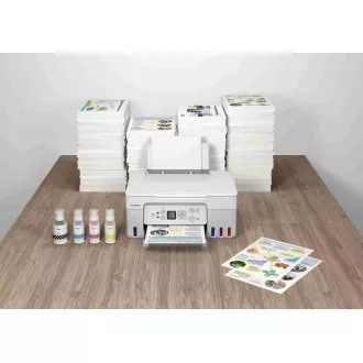 Canon PIXMA Tiskárna bílá G3470 WHITE (doplnitelné zásobníky inkoustu) - MF (tisk, kopírka, sken), USB, Wi-Fi - A4/11min.