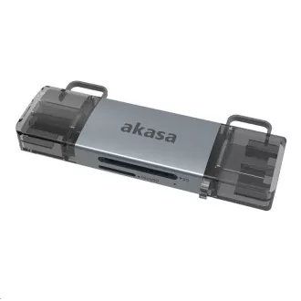AKASA čtečka karet AK-CR-12, externí, 2-In-1 USB 3.2