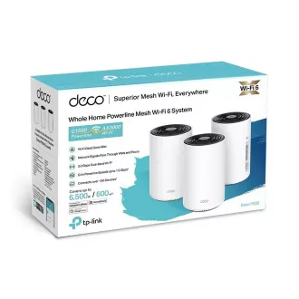 TP-Link Deco PX50(3-pack) WiFi6 Powerline Mesh (AX3000, 2, 4GHz/5GHz, 3xGbELAN/WAN)