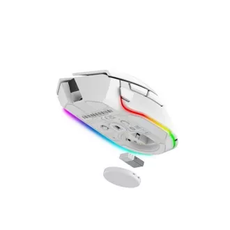 RAZER myš Basilisk V3 Pro, RGB, Bluetooth, optická, bílá