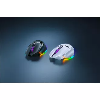 RAZER myš Basilisk V3 Pro, RGB, Bluetooth, optická, bílá