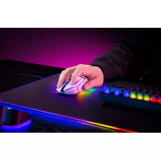 RAZER myš Basilisk V3 Pro, RGB, Bluetooth, optická, bílá