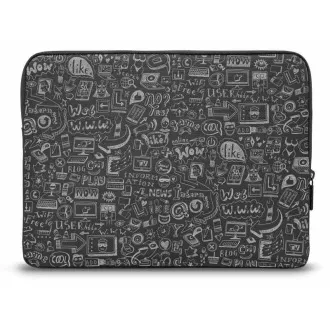 CONNECT IT Doodle pouzdro pro notebook 13.3", černá