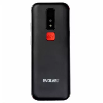EVOLVEO EasyPhone LT, mobilní telefon pro seniory s nabíjecím stojánkem, černá