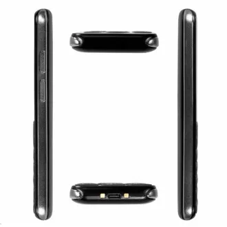EVOLVEO EasyPhone LT, mobilní telefon pro seniory s nabíjecím stojánkem, černá