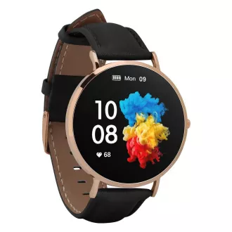 Garett Smartwatch Verona zlatá, černý řemínek - Použité