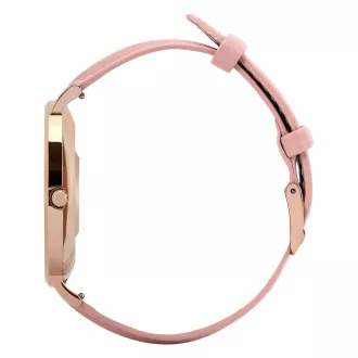 Garett Smartwatch Verona zlatá, růžový řemínek