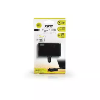 PORT hub USB-C s porty 4x USB 3.0