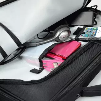 PORT taška na notebook COURCHEVEL Clamshell, 15, 6" a tablet 10, 1", černá