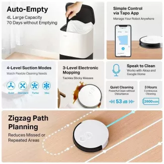 TP-Link Tapo RV10 [Robotický vysavač a mop]