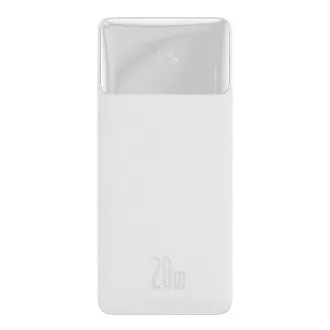 Baseus Bipow powerbanka s digitálním displejem 20000mAh 20W bílá
