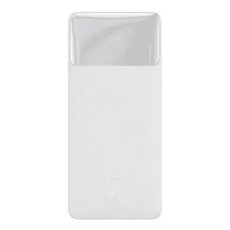 Baseus Bipow powerbanka s digitálním displejem 30000mAh 15W bílá