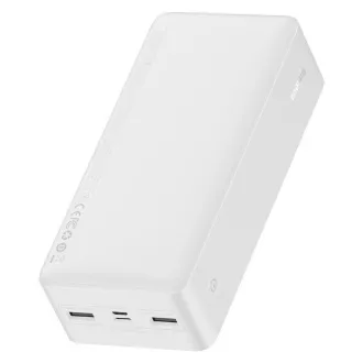 Baseus Bipow powerbanka s digitálním displejem 30000mAh 15W bílá