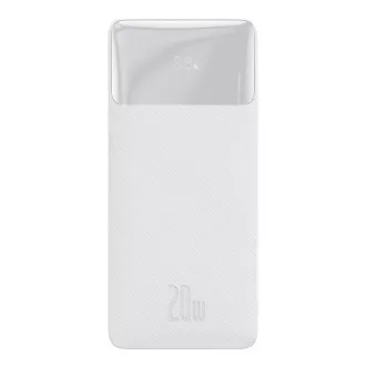 Baseus Bipow powerbanka s digitálním displejem 30000mAh 20W bílá