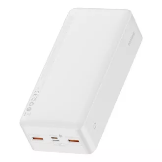 Baseus Bipow powerbanka s digitálním displejem 30000mAh 20W bílá